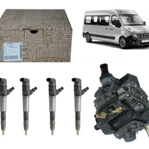 Bomba Alta Pressão + 4 Bicos Original Renault Master 2.3 - Imagem 1