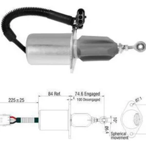 Solenoide Bomba Injetora Compatível Com Cummins 3935649 - Imagem 1
