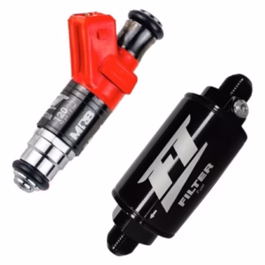 Bicos 120lb/h Alta Imped. + Filtro 12an Fueltech  6 Unid - Imagem 1